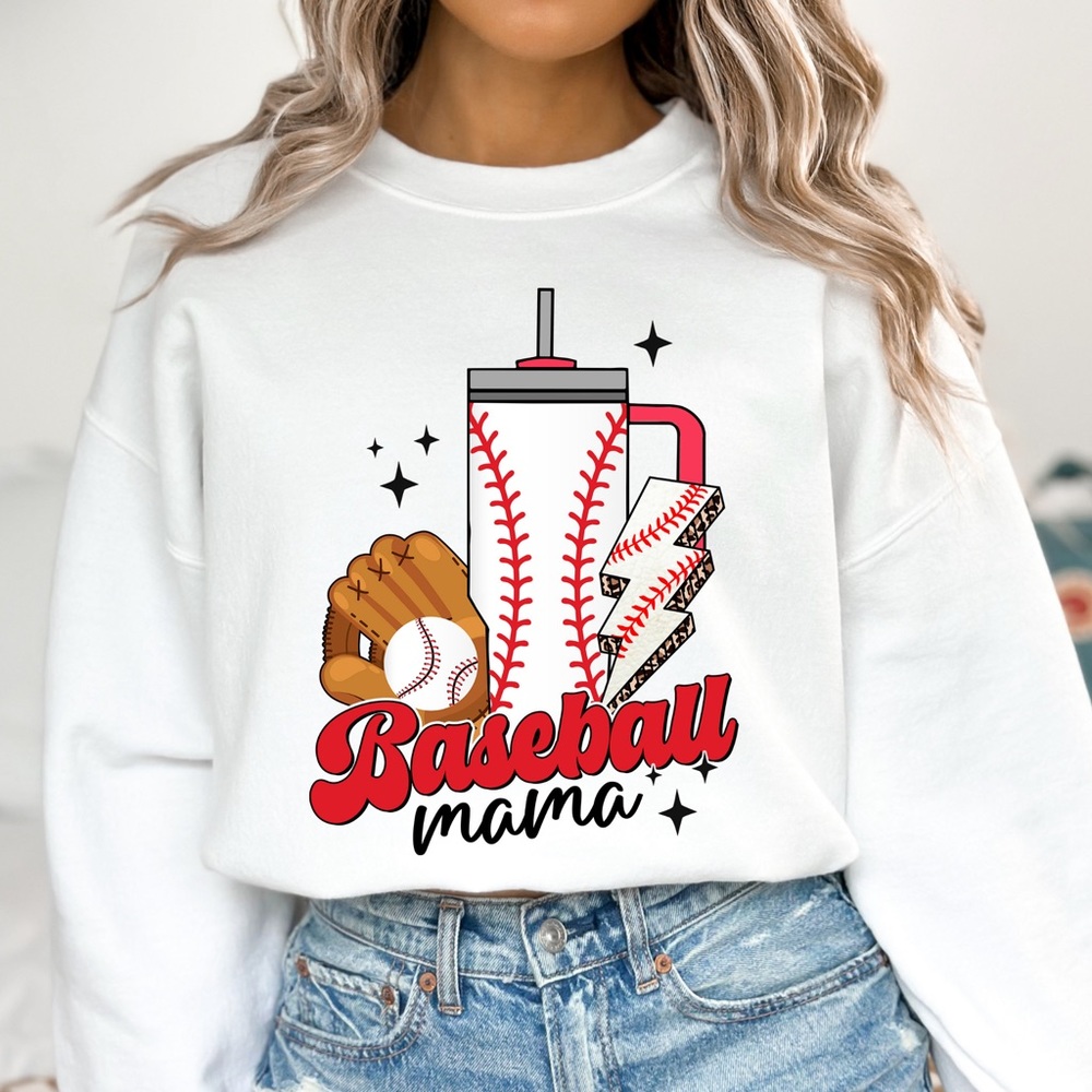 Baseball mama sweatshirt